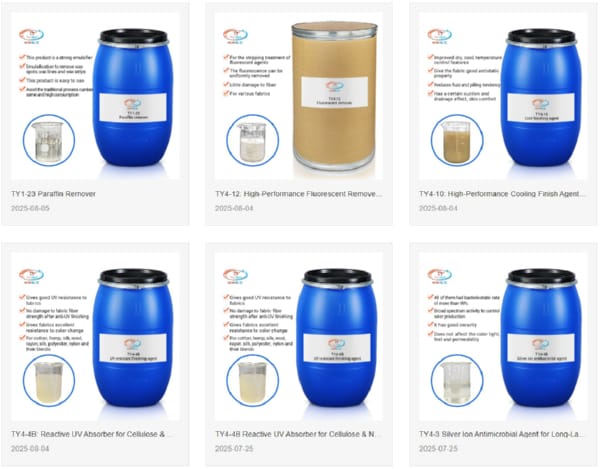 Taiyang Chemical Eco-Friendly Textile Auxiliaries