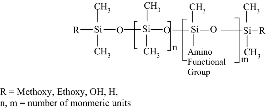 amino-silicone-oil-structure Amino Silicone Oil Structure