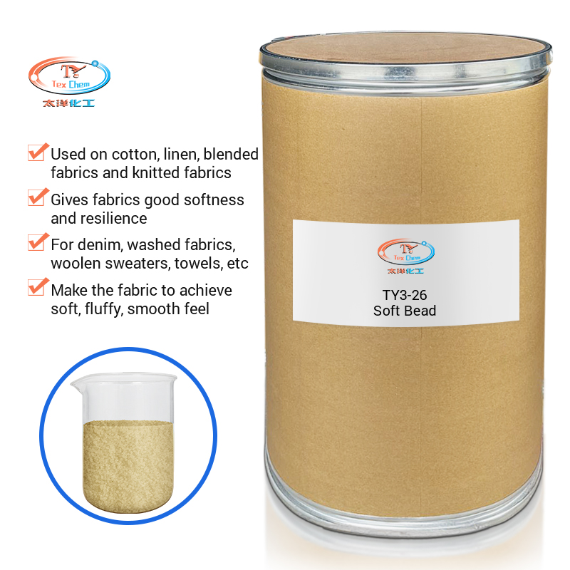 TY3-26 Cationic Softening Beads for Cotton, Denim & Wool